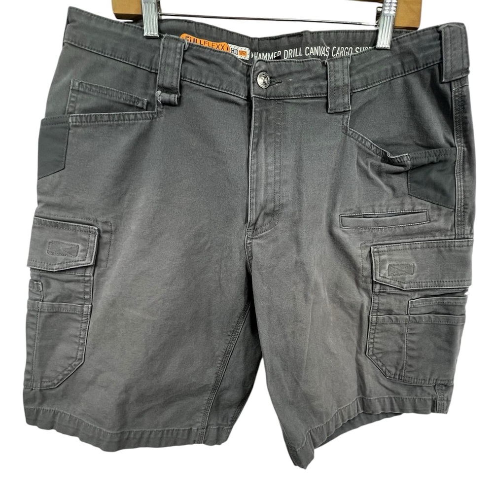 Noble Outfitters Hammer Drill Canvas Work Shorts Men's Size 36 Brown Full Flex